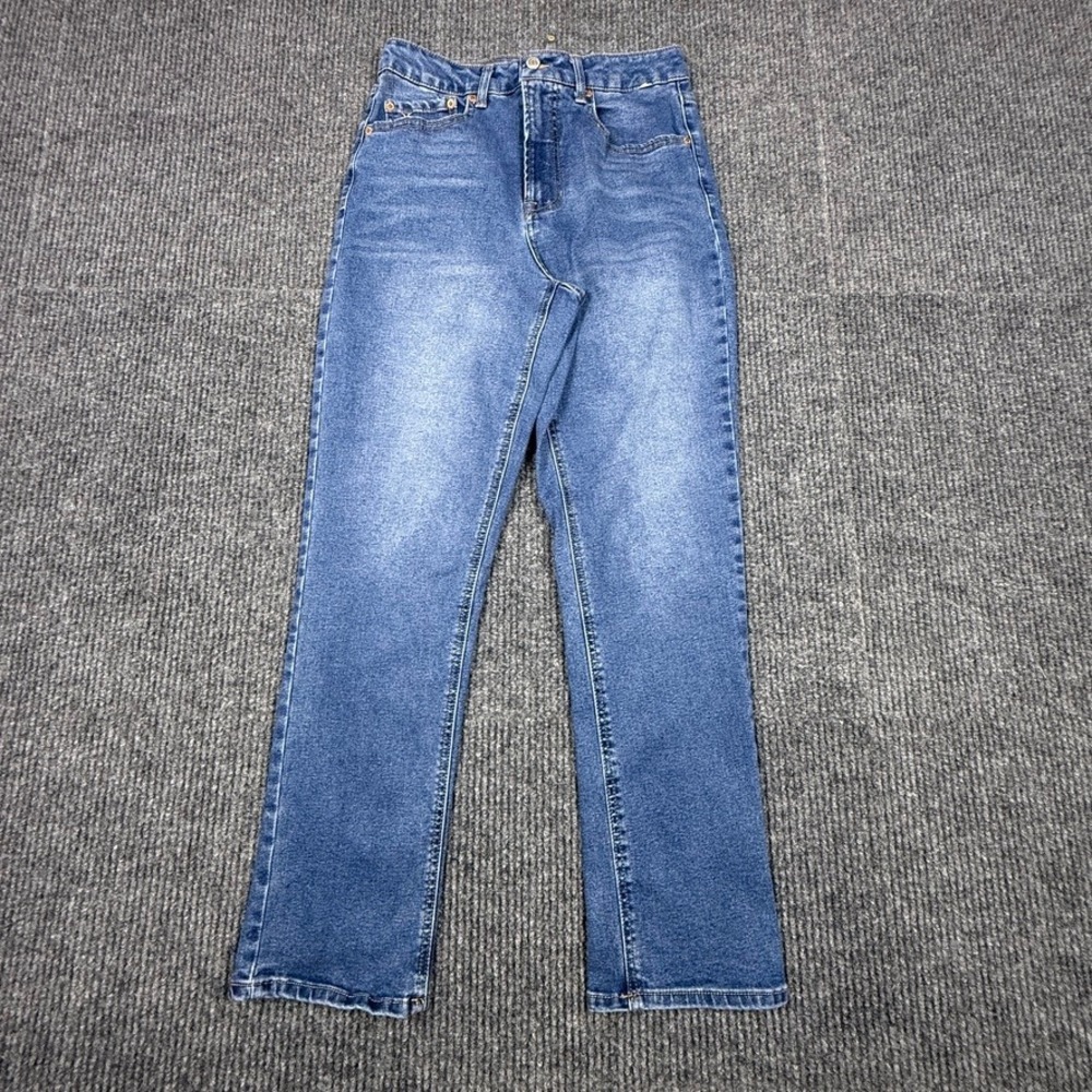 Frye Women Medium Wash High Rise Straight Leg Jeans Size 6/28 QS23020DL